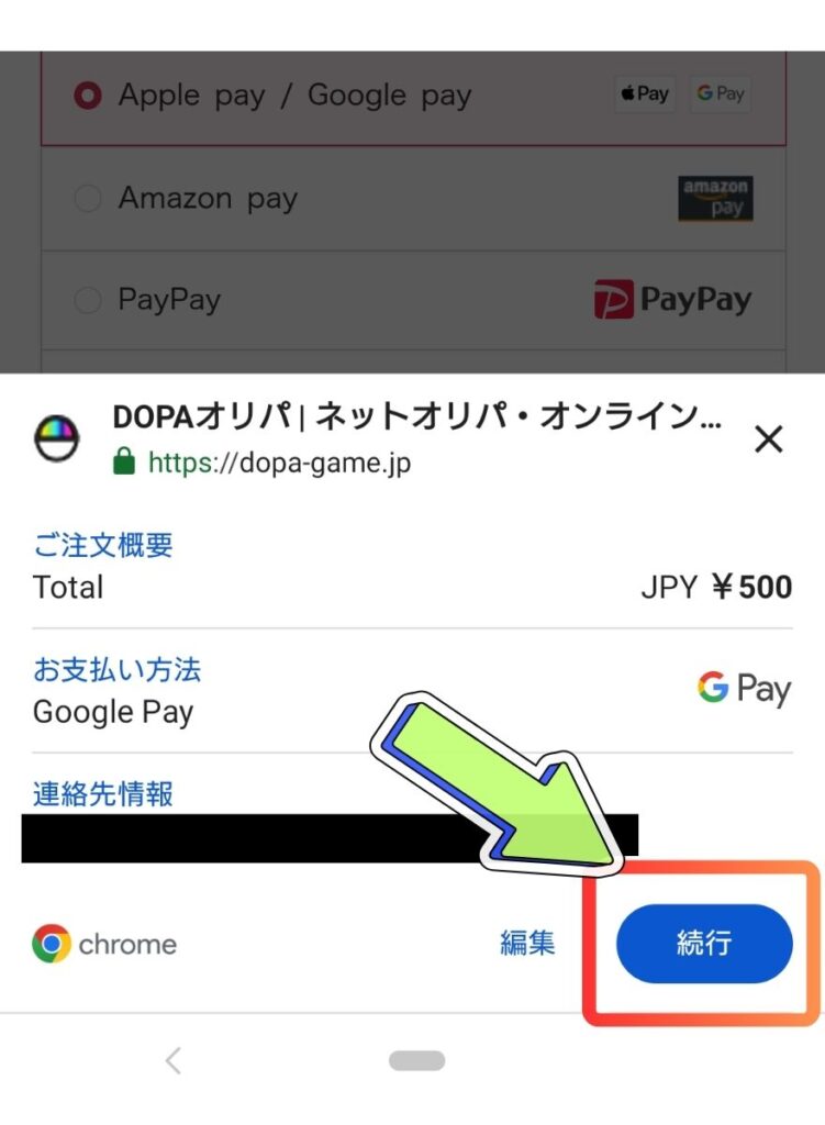 DOPA支払い手順12